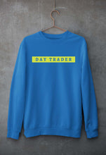 Load image into Gallery viewer, Day Trader Share Market Unisex Sweatshirt for Men/Women-S(40 Inches)-Royal Blue-Ektarfa.online
