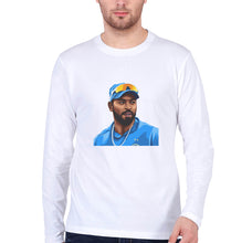 Load image into Gallery viewer, Hardik Pandya Full Sleeves T-Shirt for Men-White-Ektarfa.online
