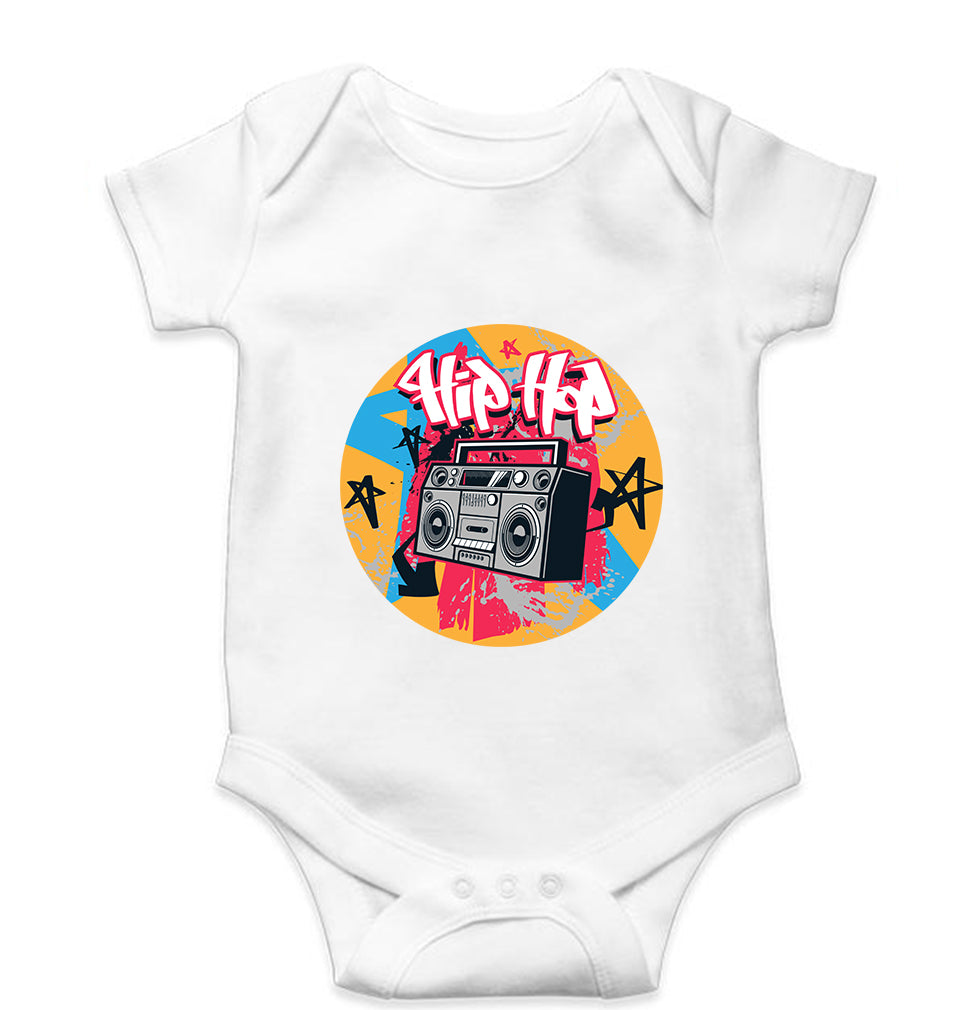 Hip Hop Kids Romper For Baby Boy/Girl-0-5 Months(18 Inches)-White-Ektarfa.online