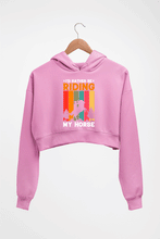 Load image into Gallery viewer, Horse Riding Crop HOODIE FOR WOMEN-Light Baby Pink-Ektarfa.online
