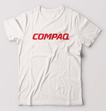 Load image into Gallery viewer, Compaq T-Shirt for Men-S(38 Inches)-White-Ektarfa.online
