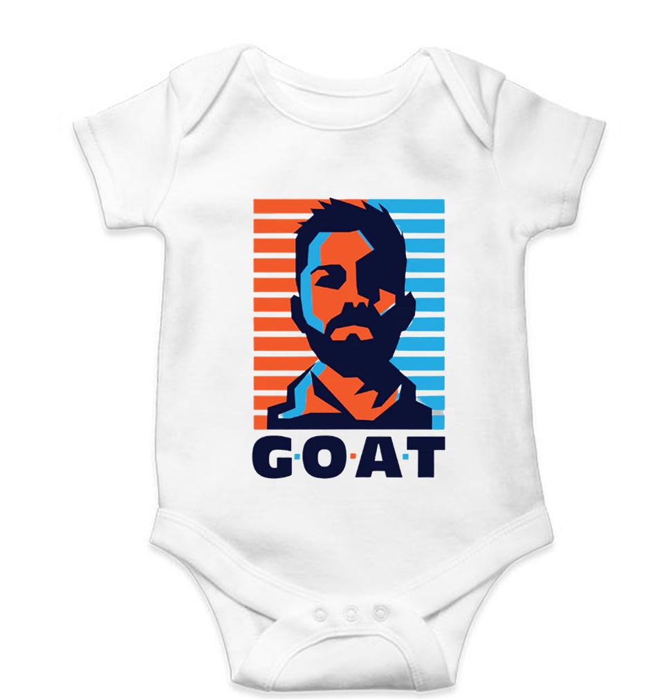 Virat Kohli Kids Romper For Baby Boy/Girl-White-Ektarfa.online