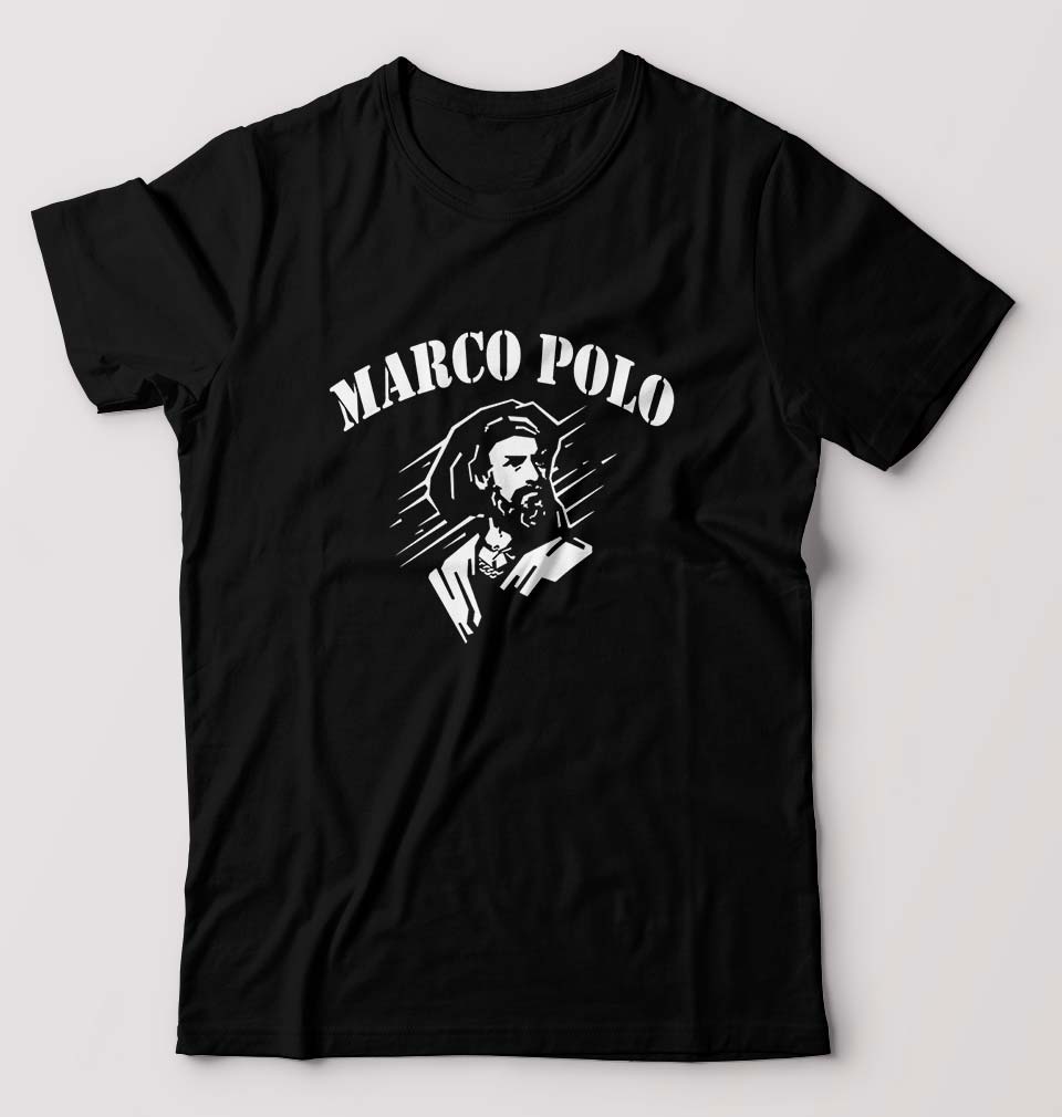 Marco Polo T-Shirt for Men-Black-Ektarfa.online