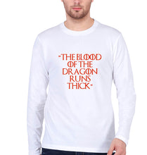 Load image into Gallery viewer, House of the Dragon (GOT) Full Sleeves T-Shirt for Men-White-Ektarfa.online

