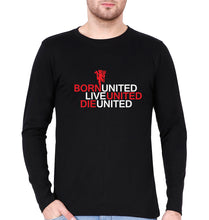 Load image into Gallery viewer, Born United Live United Die United Full Sleeves T-Shirt for Men-Black-Ektarfa.online
