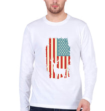 Load image into Gallery viewer, Deer Full Sleeves T-Shirt for Men-White-Ektarfa.online
