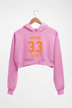 Load image into Gallery viewer, Hardik Pandya Crop HOODIE FOR WOMEN-Light Baby Pink-Ektarfa.online

