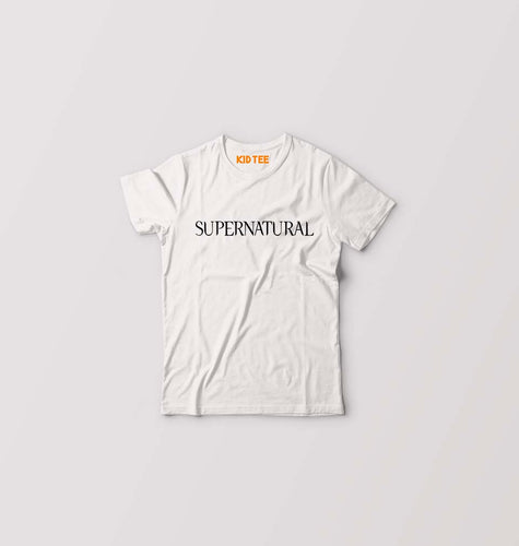 Supernatural Kids T-Shirt for Boy/Girl-White-Ektarfa.online