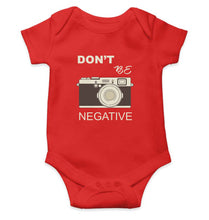 Load image into Gallery viewer, don&#39;t be negative Kids Romper For Baby Boy/Girl-0-5 Months(18 Inches)-RED-Ektarfa.online
