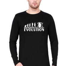 Load image into Gallery viewer, Drummer Evolution Full Sleeves T-Shirt for Men-Black-Ektarfa.online
