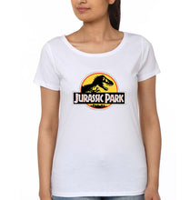 Load image into Gallery viewer, Jurassic Park T-Shirt for Women-XS(32 Inches)-White-Ektarfa.online
