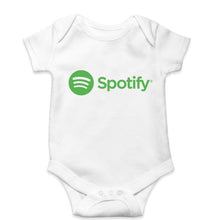 Load image into Gallery viewer, Spotify Kids Romper For Baby Boy/Girl-0-5 Months(18 Inches)-White-Ektarfa.online
