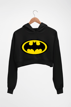 Load image into Gallery viewer, Batman Crop HOODIE FOR WOMEN-Black-Ektarfa.online
