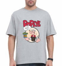 Load image into Gallery viewer, Popeye Oversized T-Shirt for Men-Grey-Ektarfa.online
