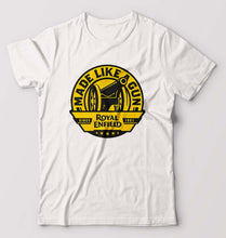 Load image into Gallery viewer, Royal Enfield T-Shirt for Men-S(38 Inches)-White-Ektarfa.online
