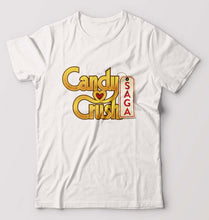 Load image into Gallery viewer, Candy Crush T-Shirt for Men-S(38 Inches)-White-Ektarfa.online
