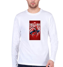 Load image into Gallery viewer, Spider Man Superhero Full Sleeves T-Shirt for Men-White-Ektarfa.online
