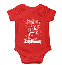 Load image into Gallery viewer, Drummer Kids Romper For Baby Boy/Girl-0-5 Months(18 Inches)-Red-Ektarfa.online
