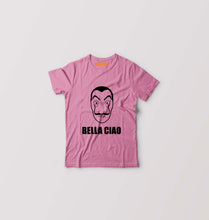 Load image into Gallery viewer, Money Heist Bella Ciao Kids T-Shirt for Boy/Girl-Pink-Ektarfa.online
