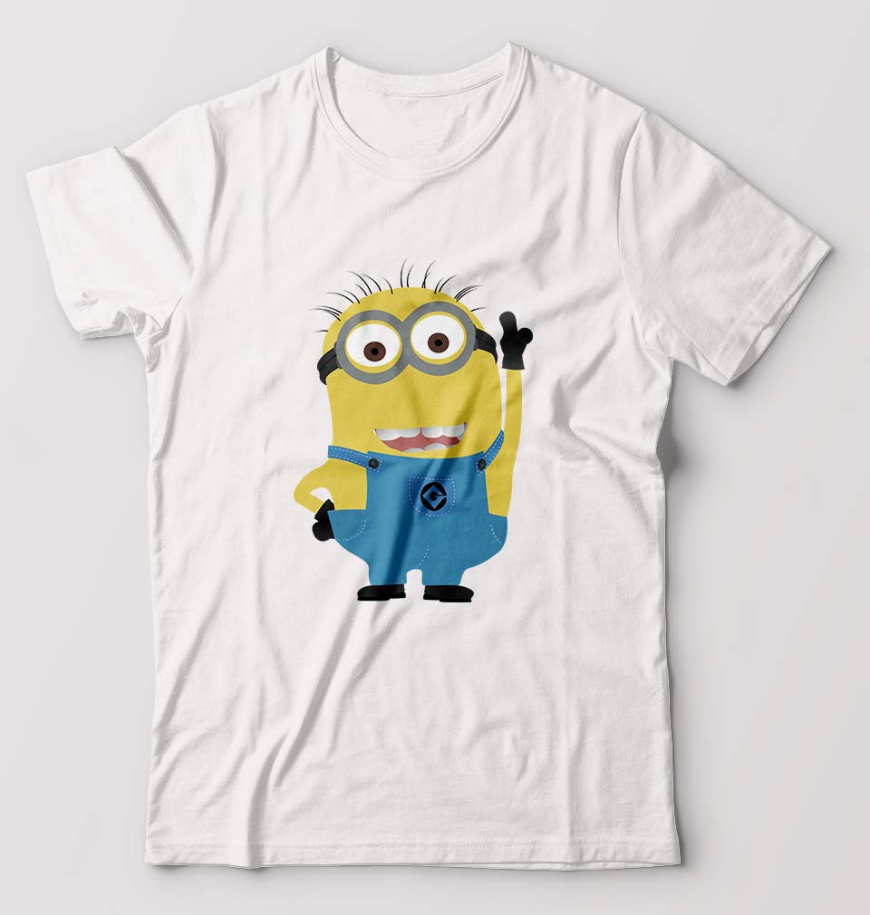 Minion T-Shirt for Men-White-Ektarfa.online