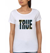Load image into Gallery viewer, Stay True T-Shirt for Women-XS(32 Inches)-White-Ektarfa.online
