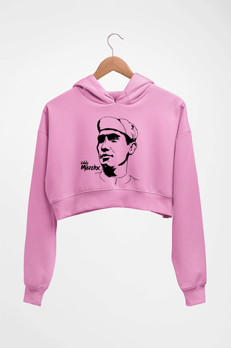 Eddy Merckx Crop HOODIE FOR WOMEN-Light Baby Pink-Ektarfa.online