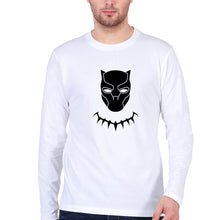 Load image into Gallery viewer, Black Panther Superhero Full Sleeves T-Shirt for Men-White-Ektarfa.online
