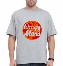 Load image into Gallery viewer, Occupy Mars Elon Musk Oversized T-Shirt for Men-Grey-Ektarfa.online

