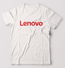 Load image into Gallery viewer, Lenovo T-Shirt for Men-S(38 Inches)-White-Ektarfa.online

