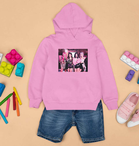 BLACKPINK Kids Hoodie for Boy/Girl-Light Baby Pink-Ektarfa.online