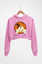 Load image into Gallery viewer, Dog Crop HOODIE FOR WOMEN-Light Baby Pink-Ektarfa.online
