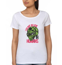 Load image into Gallery viewer, Alien T-Shirt for Women-White-Ektarfa.online
