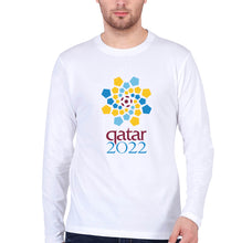 Load image into Gallery viewer, FIFA World Cup Qatar 2022 Full Sleeves T-Shirt for Men-White-Ektarfa.online
