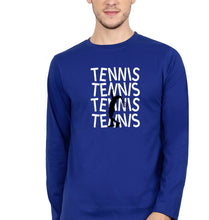 Load image into Gallery viewer, Tennis Full Sleeves T-Shirt for Men-Royal Blue-Ektarfa.online
