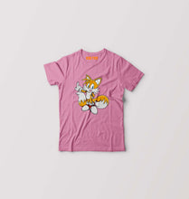 Load image into Gallery viewer, Tails Sonic Kids T-Shirt for Boy/Girl-Pink-Ektarfa.online
