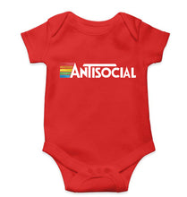 Load image into Gallery viewer, AntiSocial Kids Romper For Baby Boy/Girl-Red-Ektarfa.online
