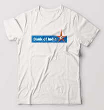Load image into Gallery viewer, Bank of India T-Shirt for Men-S(38 Inches)-White-Ektarfa.online
