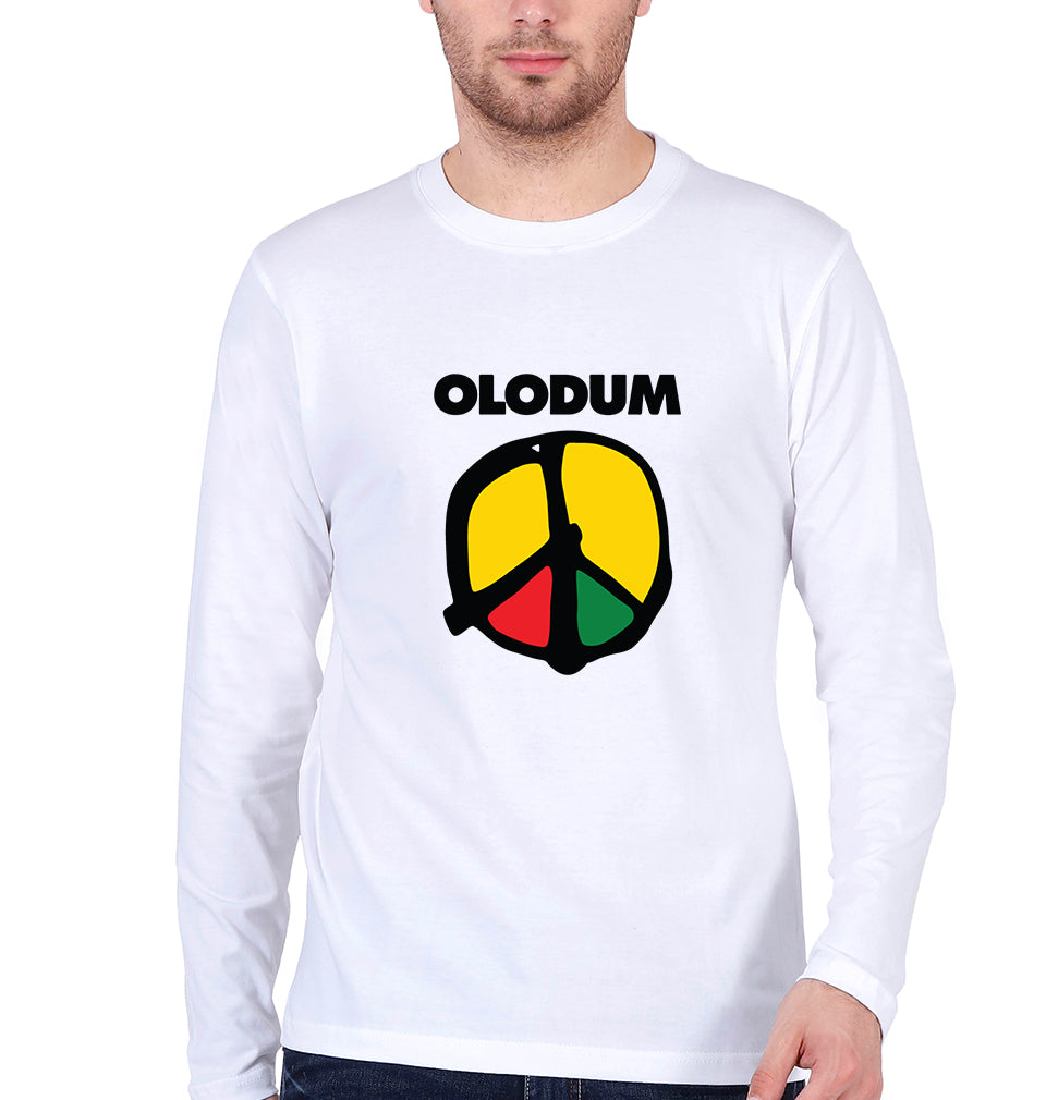 Olodum Full Sleeves T-Shirt for Men-S(38 Inches)-White-Ektarfa.online