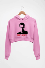 Load image into Gallery viewer, Sheldon Cooper That&#39;s My Spot Crop HOODIE FOR WOMEN
