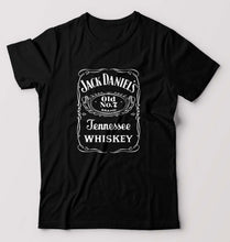 Load image into Gallery viewer, Jack Daniels T-Shirt for Men-S(38 Inches)-Black-Ektarfa.online
