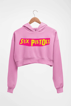 Load image into Gallery viewer, Sex Pistols Crop HOODIE FOR WOMEN-Light Baby Pink-Ektarfa.online
