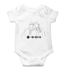 Load image into Gallery viewer, Spotify Kids Romper For Baby Boy/Girl-0-5 Months(18 Inches)-White-Ektarfa.online
