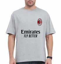 Load image into Gallery viewer, A.C. Milan 2021-22 Oversized T-Shirt for Men-Grey-Ektarfa.online
