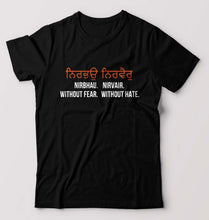 Load image into Gallery viewer, Nirbhau Nirvair T-Shirt for Men-Ektarfa.online
