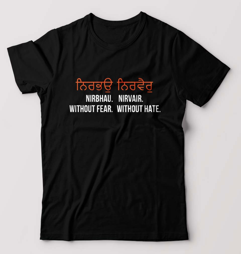 Nirbhau Nirvair T-Shirt for Men-Ektarfa.online