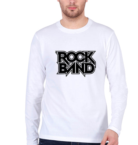 Queen Rock Band Full Sleeves T-Shirt for Men-White-Ektarfa.online
