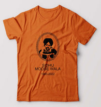 Load image into Gallery viewer, Drake Tribute Sidhu Moose Wala T-Shirt for Men-Orange-Ektarfa.online
