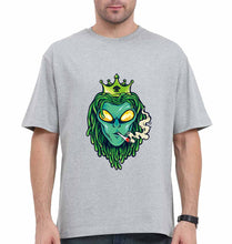 Load image into Gallery viewer, Weed Monster Oversized T-Shirt for Men-Grey-Ektarfa.online
