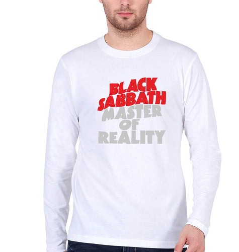Black Sabbath Full Sleeves T-Shirt for Men-White-Ektarfa.online