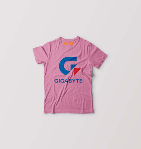Gigabyte Kids T-Shirt for Boy/Girl-Pink-Ektarfa.online